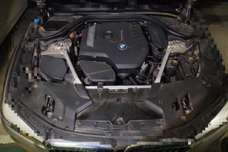 Used BMW 5 Series 2019 525Li Luxury Package Engine Bay