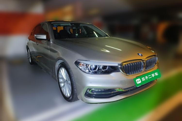 Used BMW 5 Series 2019 530Li Leading Model Luxury Package Front Right 45 Deg