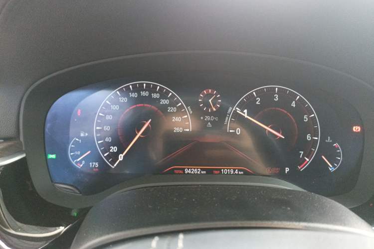 Used BMW 5 Series 2019 530Li Luxury Edition Premium Package Instrument Cluster