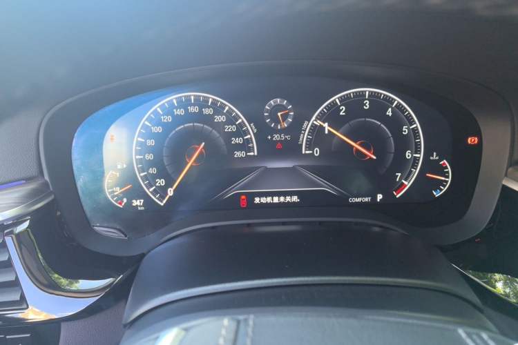 Used BMW 5 Series 2019 Updated 530Li xDrive Luxury Package Instrument Cluster