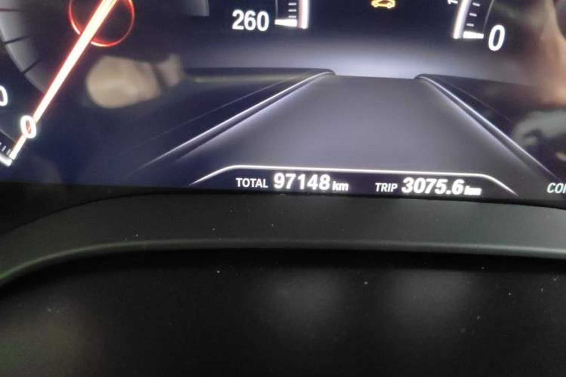 Used BMW 5 Series 2019 Facelifted 525Li Luxury Package Odometer Close Up