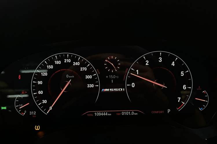 Used BMW 5 Series 2019 Restyled 525i M Sport Package Odometer Close Up