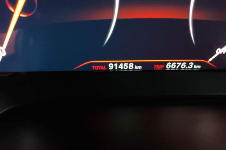 Used BMW 5 Series 2019 Facelifted 530Li Leading Edition M Sport Package Odometer Close Up
