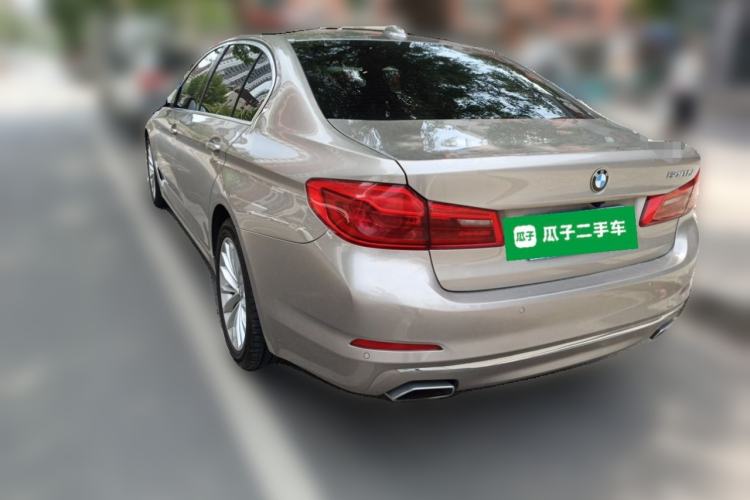 Used BMW 5 Series 2019 Facelifted 525Li Luxury Package Rear Left 45 Deg
