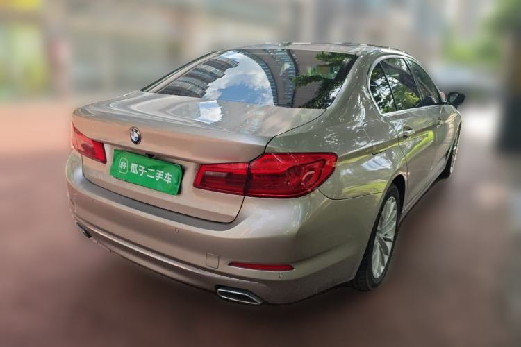Used BMW 5 Series 2019 530Li Leading Model Luxury Package Rear Right 45 Deg