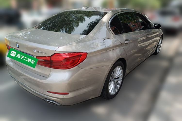 Used BMW 5 Series 2019 Facelifted 525Li Luxury Package Rear Right 45 Deg