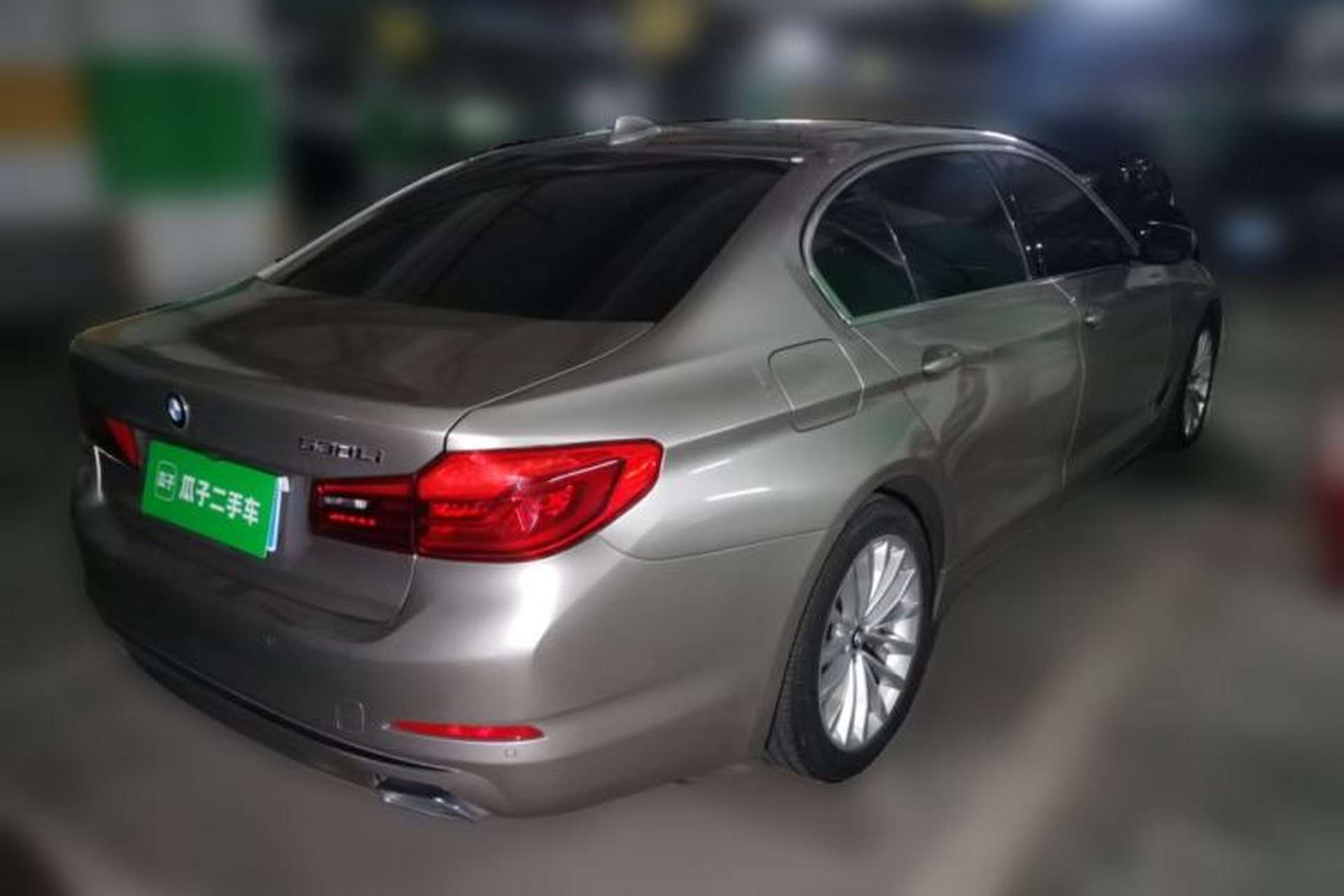 Used BMW 5 Series 2019 530Li Leading Model Luxury Package Rear Right 45 Deg