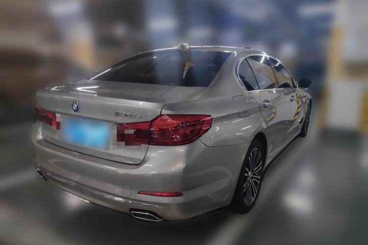 Used BMW 5 Series 2019 530Li Luxury Edition Premium Package Rear Right 45 Deg