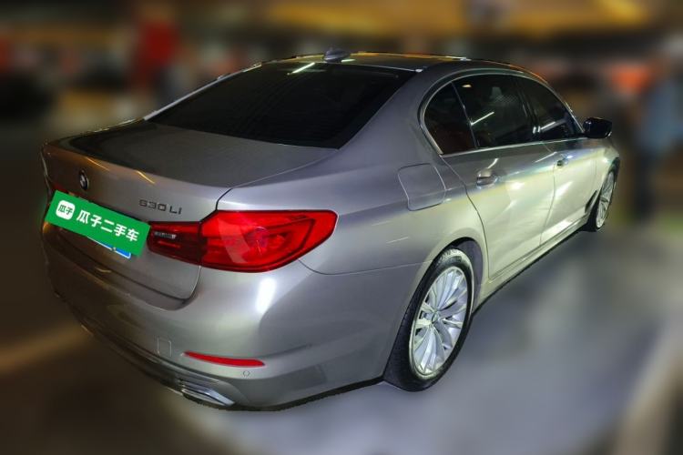 Used BMW 5 Series 2019 530Li Leading Model Luxury Package Rear Right 45 Deg