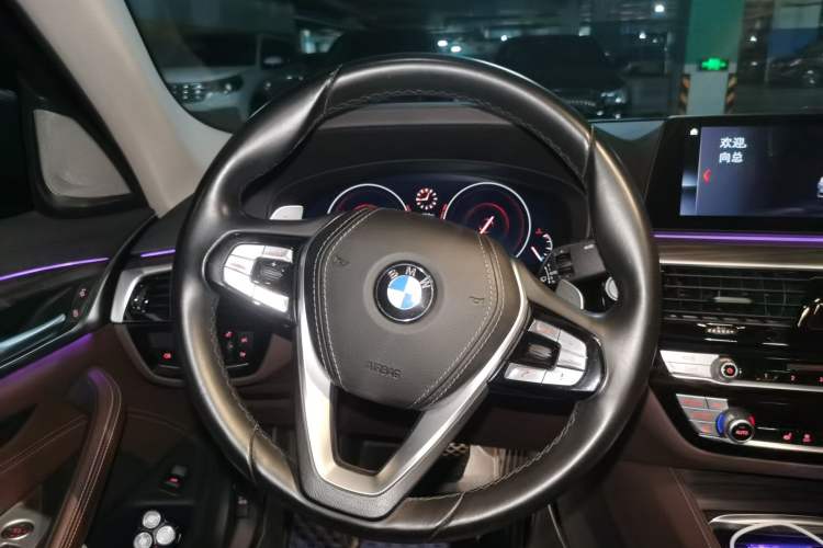 Used BMW 5 Series 2019 530Li Leading Model Luxury Package Steering Wheel