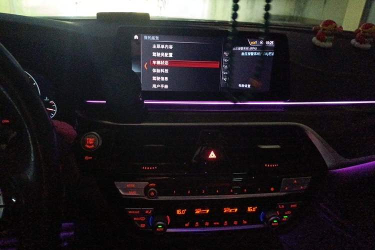 Used BMW 5 Series 2019 525Li Luxury Package Audio And AC Panel