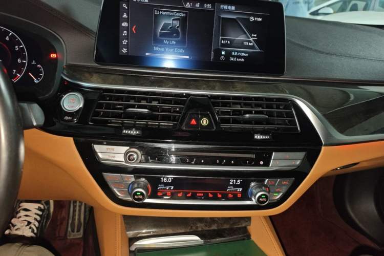 Used BMW 5 Series 2019 530Li Luxury Edition M Sport Package Audio And AC Panel