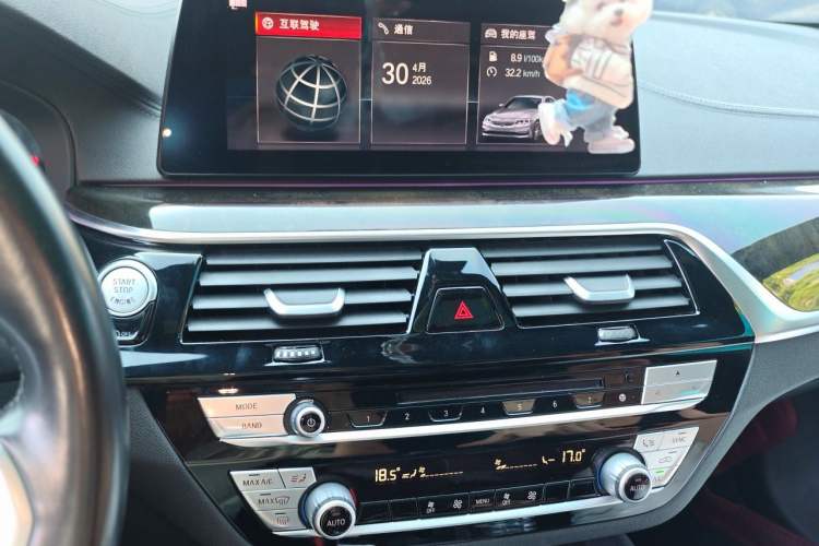 Used BMW 5 Series 2019 525Li M Sport Package Audio And AC Panel