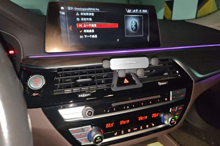 Used BMW 5 Series 2019 Facelifted 530Li Leading Edition Luxury Package Audio And AC Panel