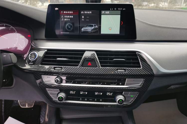 Used BMW 5 Series 2019 Restyled 525i M Sport Package Audio And AC Panel