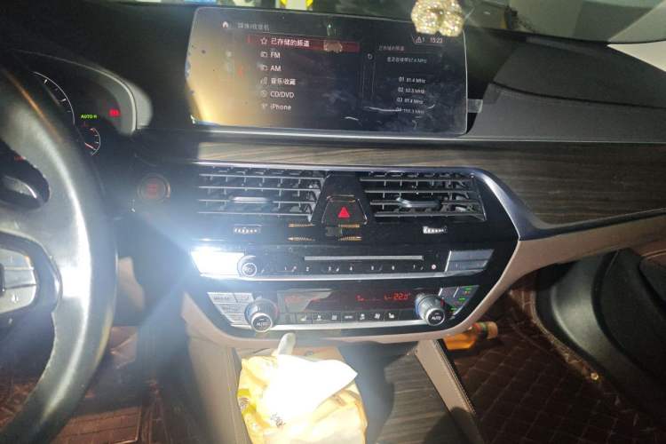Used BMW 5 Series 2019 530Li Leading Model Luxury Package Audio And AC Panel