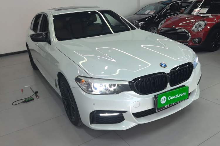 Used BMW 5 Series 2019 530Li Leading Model M Sport Package Front Right 45 Deg