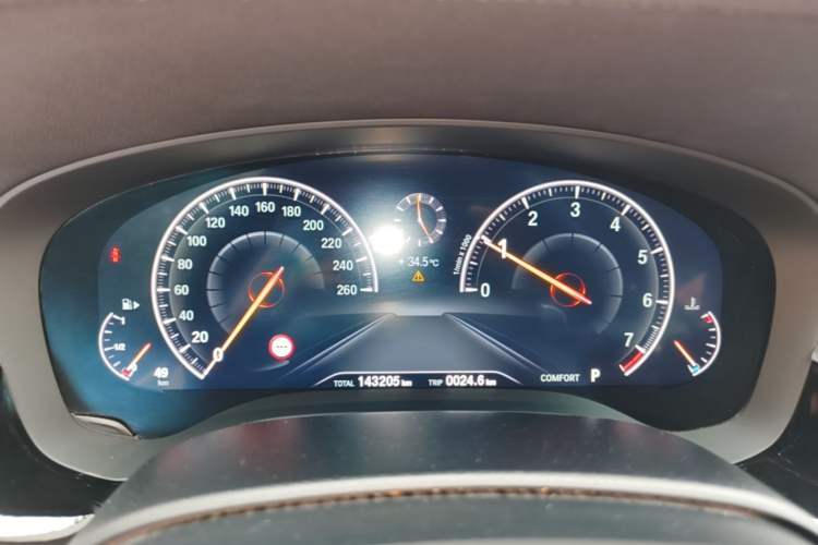 Used BMW 5 Series 2019 530Li Luxury Edition Premium Package Instrument Cluster