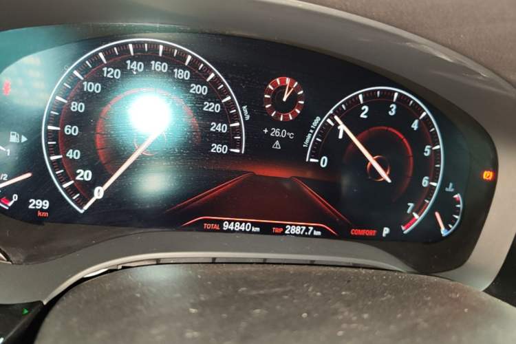 Used BMW 5 Series 2019 Facelifted 530Li Leading Edition Luxury Package Instrument Cluster