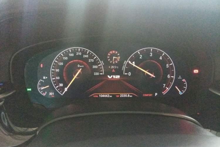 Used BMW 5 Series 2019 Facelifted 530Li Leading Edition M Sport Package Instrument Cluster