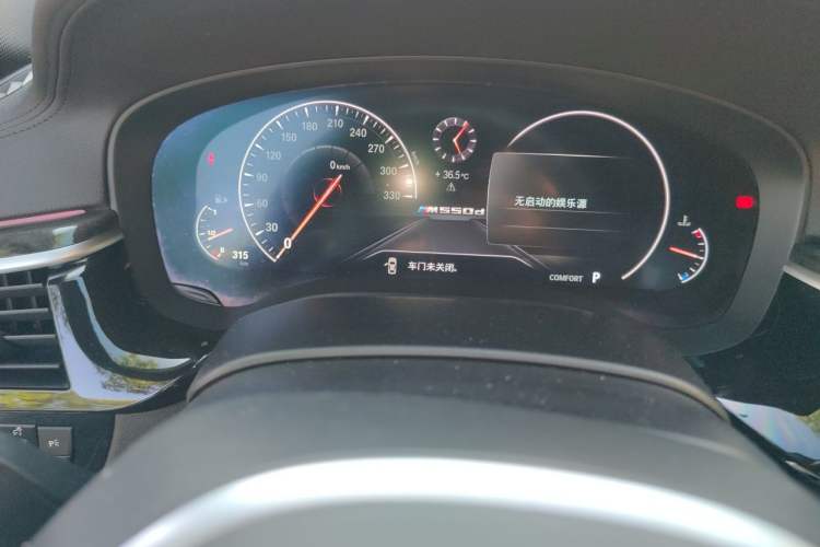Used BMW 5 Series 2019 Facelifted 530Li Leading Edition M Sport Package Odometer Close Up