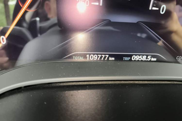 Used BMW 5 Series 2019 Facelifted 530Li Leading Edition Luxury Package Odometer Close Up