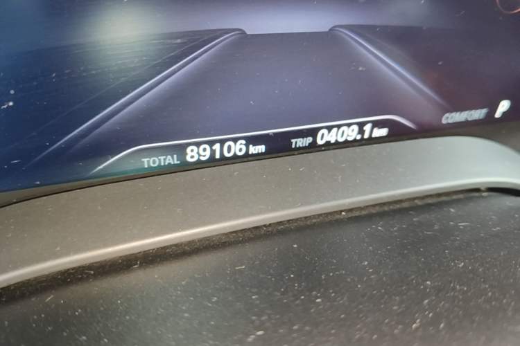 Used BMW 5 Series 2019 Facelifted 530i M Sport Package Odometer Close Up