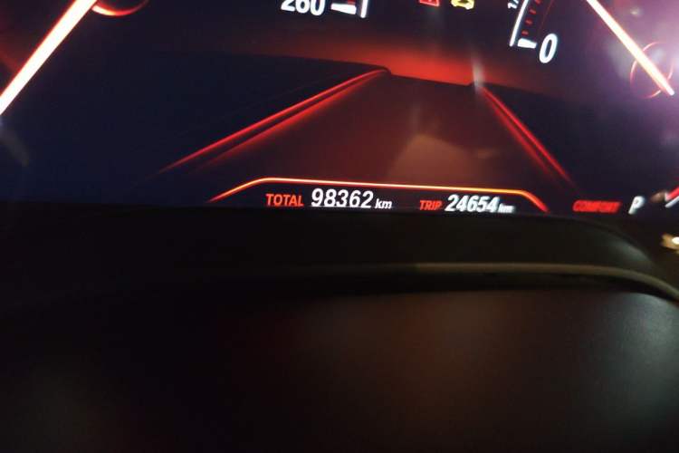 Used BMW 5 Series 2019 Facelifted 525Li Luxury Package Odometer Close Up
