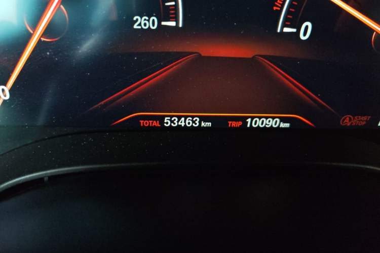 Used BMW 5 Series 2019 Restyled 525i M Sport Package Odometer Close Up