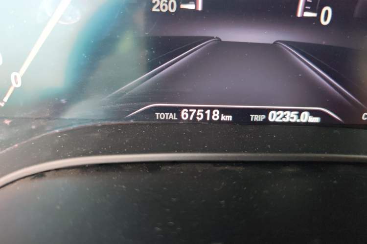 Used BMW 5 Series 2019 Restyled 525i M Sport Package Odometer Close Up
