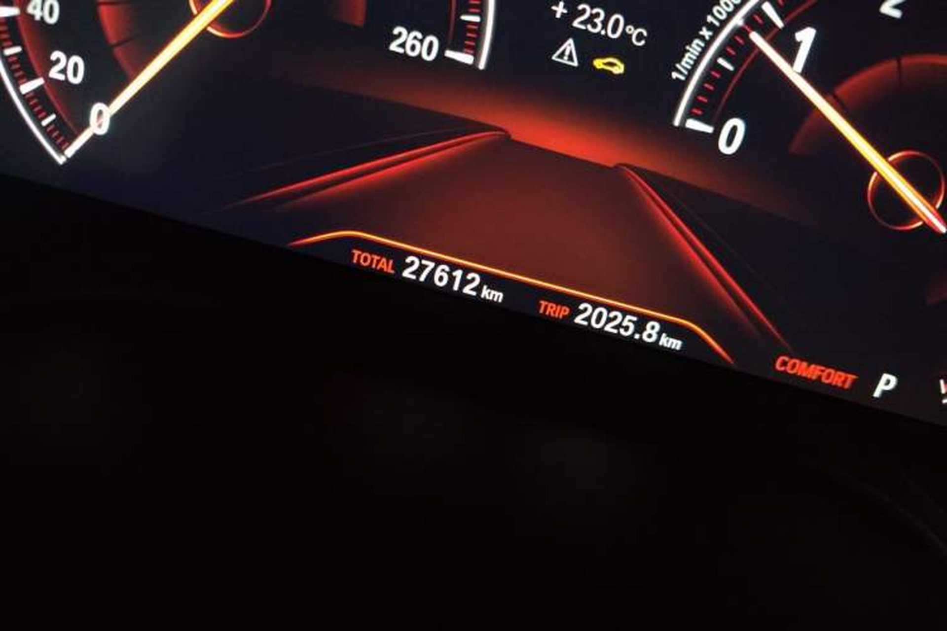 Used BMW 5 Series 2019 Restyled 525Li M Sport Package Odometer Close Up