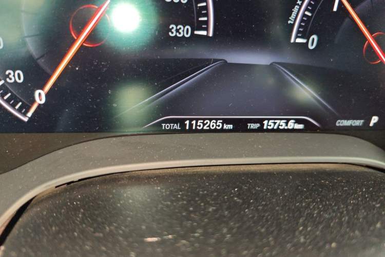 Used BMW 5 Series 2019 Facelifted 530Li Leading Edition M Sport Package Odometer Close Up