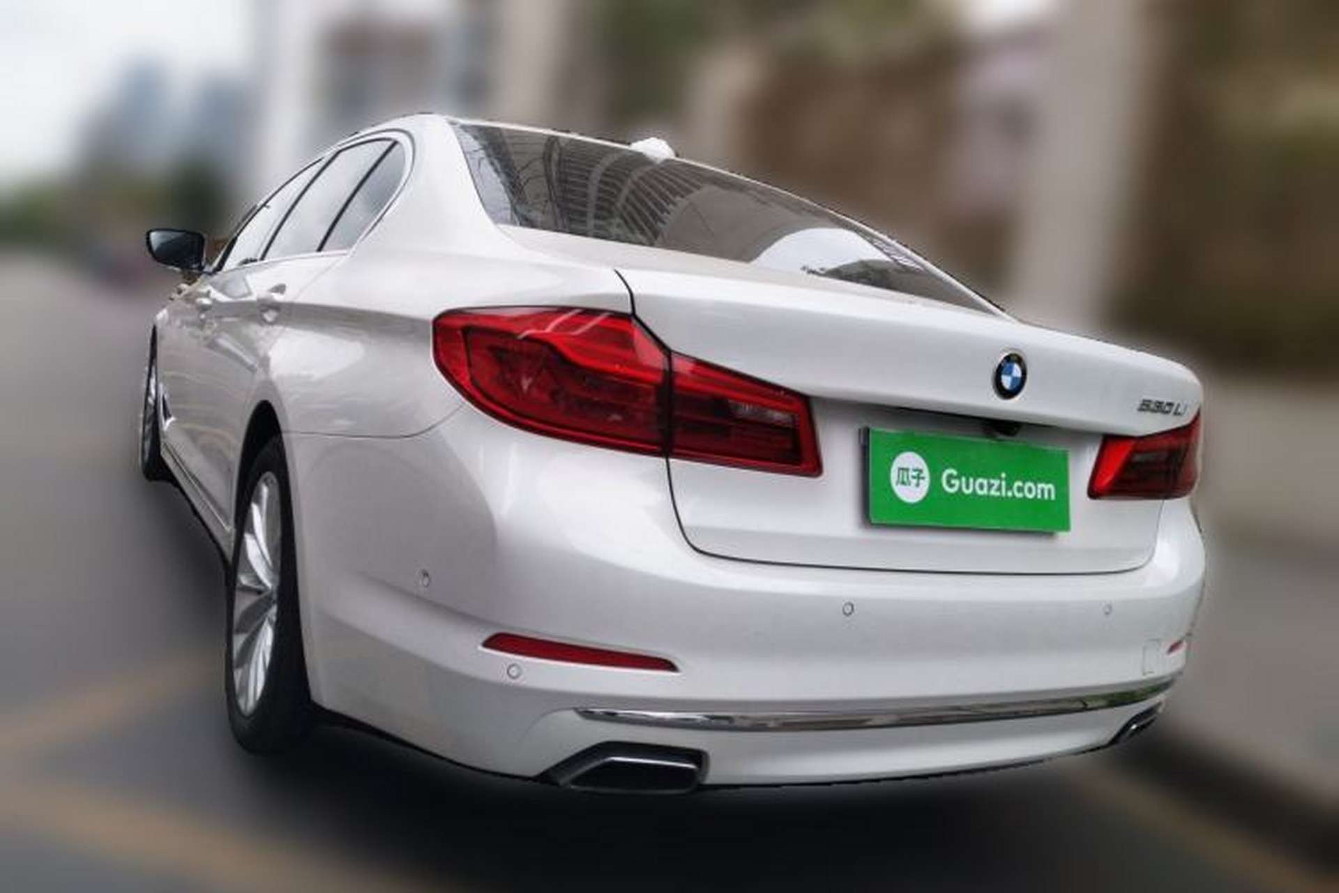 Used BMW 5 Series 2019 Facelifted 530Li Leading Edition Luxury Package Rear Left 45 Deg