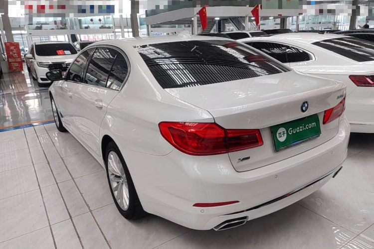 Used BMW 5 Series 2019 Facelifted 525Li Luxury Package Rear Left 45 Deg