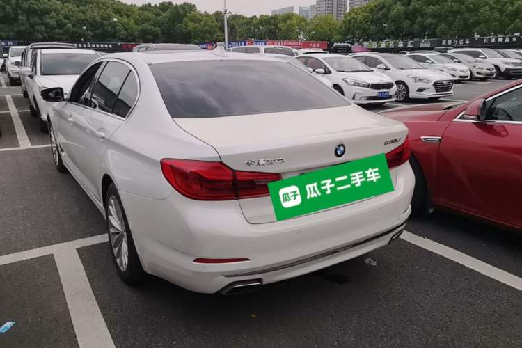 Used BMW 5 Series 2019 530Li Leading Model Luxury Package Rear Left 45 Deg