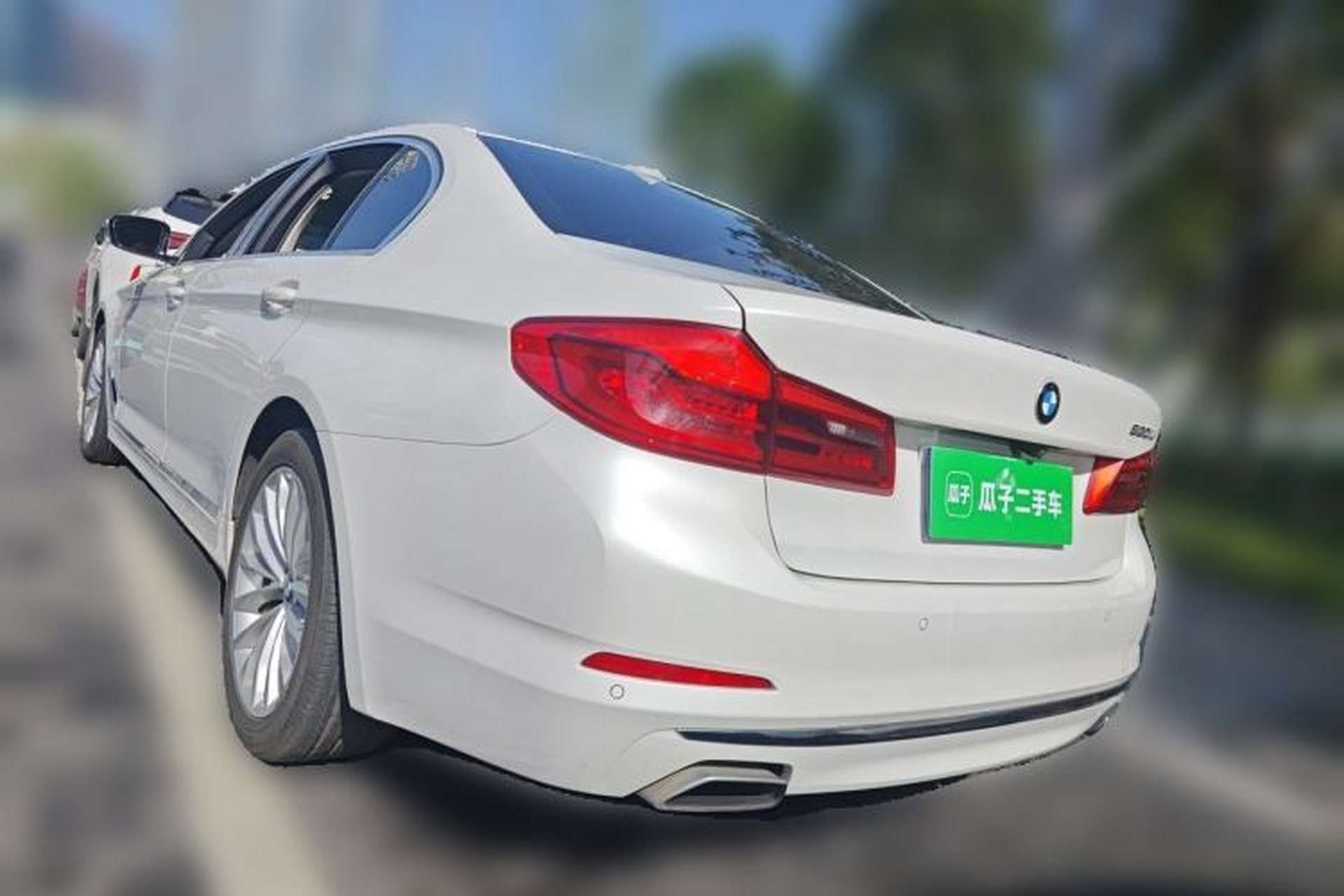 Used BMW 5 Series 2019 530Li Leading Model Luxury Package Rear Left 45 Deg