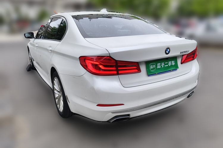 Used BMW 5 Series 2019 Facelifted 525Li Luxury Package Rear Left 45 Deg