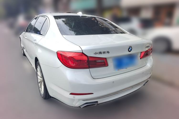 Used BMW 5 Series 2019 Facelifted 525Li Luxury Package Rear Left 45 Deg