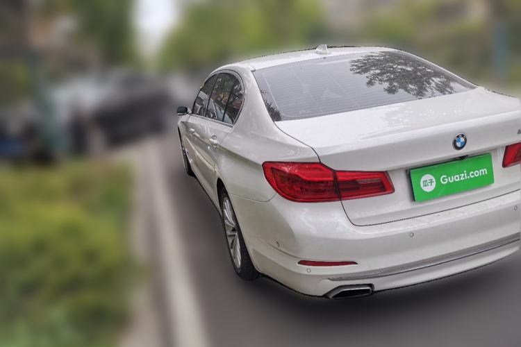Used BMW 5 Series 2019 Facelifted 525Li Luxury Package Rear Left 45 Deg