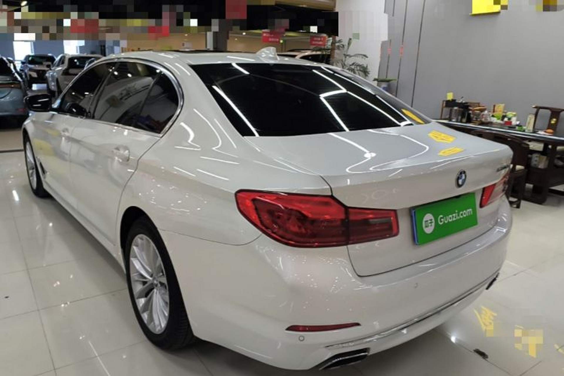 Used BMW 5 Series 2019 530Li Leading Model Luxury Package Rear Left 45 Deg