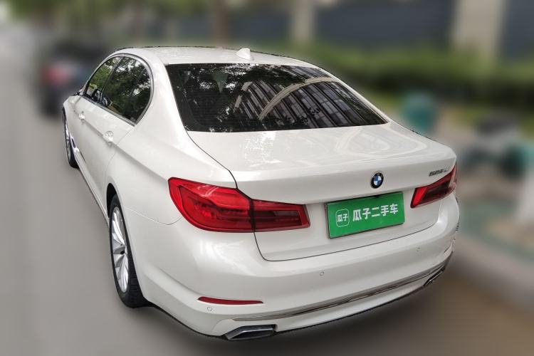 Used BMW 5 Series 2019 Facelifted 525Li Luxury Package Rear Left 45 Deg