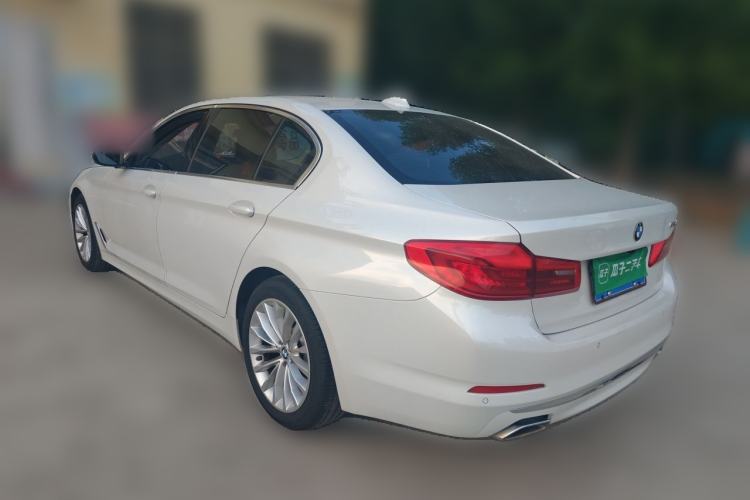 Used BMW 5 Series 2019 Facelifted 525Li Luxury Package Rear Left 45 Deg