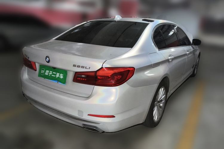 Used BMW 5 Series 2019 Facelifted 525Li Luxury Package Rear Right 45 Deg