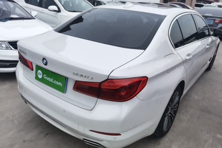 Used BMW 5 Series 2019 530Li Luxury Edition Premium Package Rear Right 45 Deg