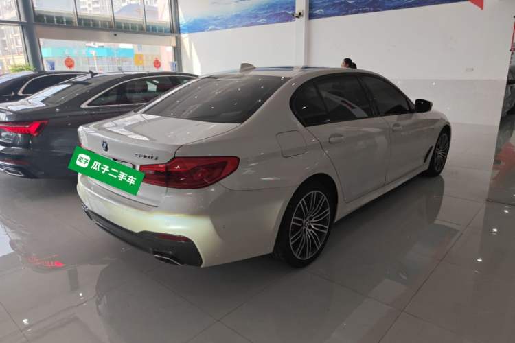 Used BMW 5 Series 2019 530Li Leading Model M Sport Package Rear Right 45 Deg