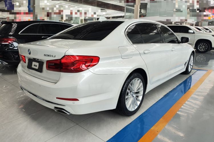Used BMW 5 Series 2019 Facelifted 530Li Leading Edition Luxury Package Rear Right 45 Deg
