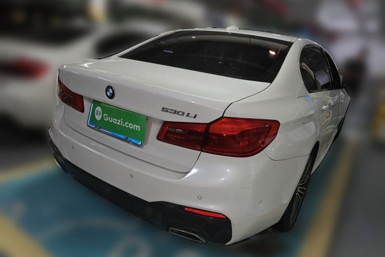 Used BMW 5 Series 2019 530Li Luxury Edition M Sport Package Rear Right 45 Deg