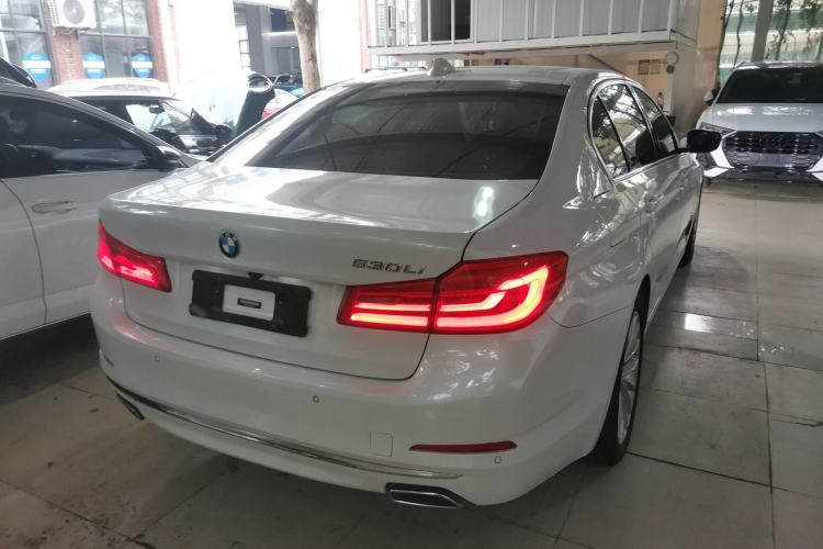 Used BMW 5 Series 2019 530Li Leading Model Luxury Package Rear Right 45 Deg