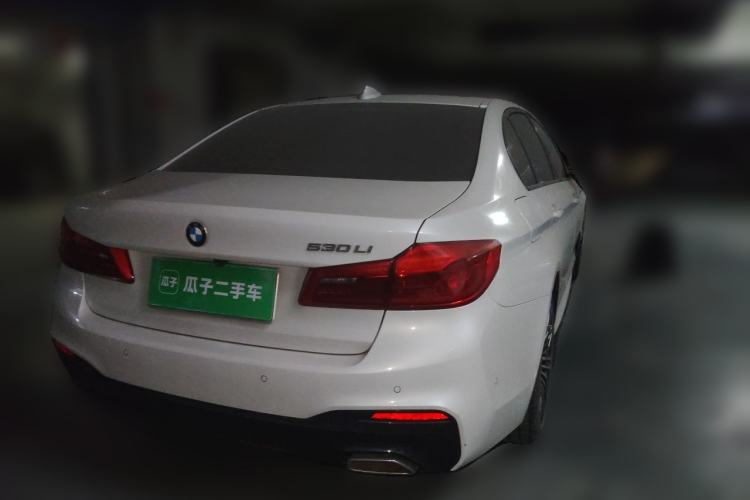 Used BMW 5 Series 2019 530Li Leading Model M Sport Package Rear Right 45 Deg