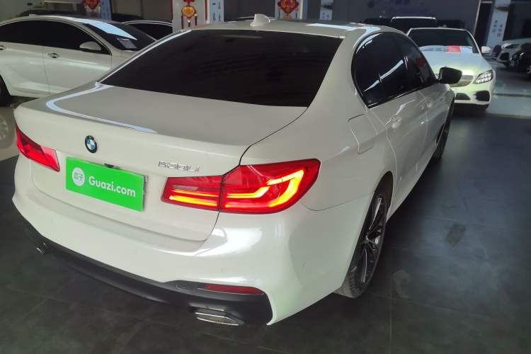 Used BMW 5 Series 2019 Facelifted 530Li Leading Edition M Sport Package Rear Right 45 Deg